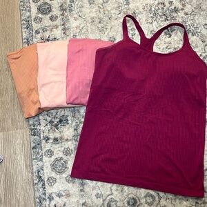 Lululemon Ebb to Street tank tops